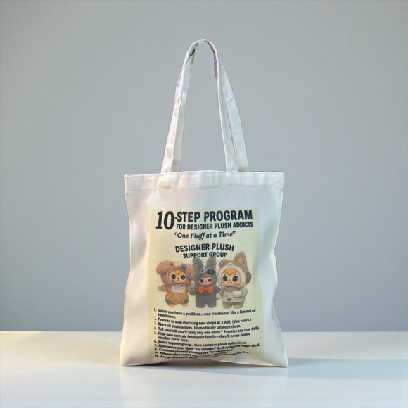 Designer Plush Support Group Tote Bag - Picture 4 of 5